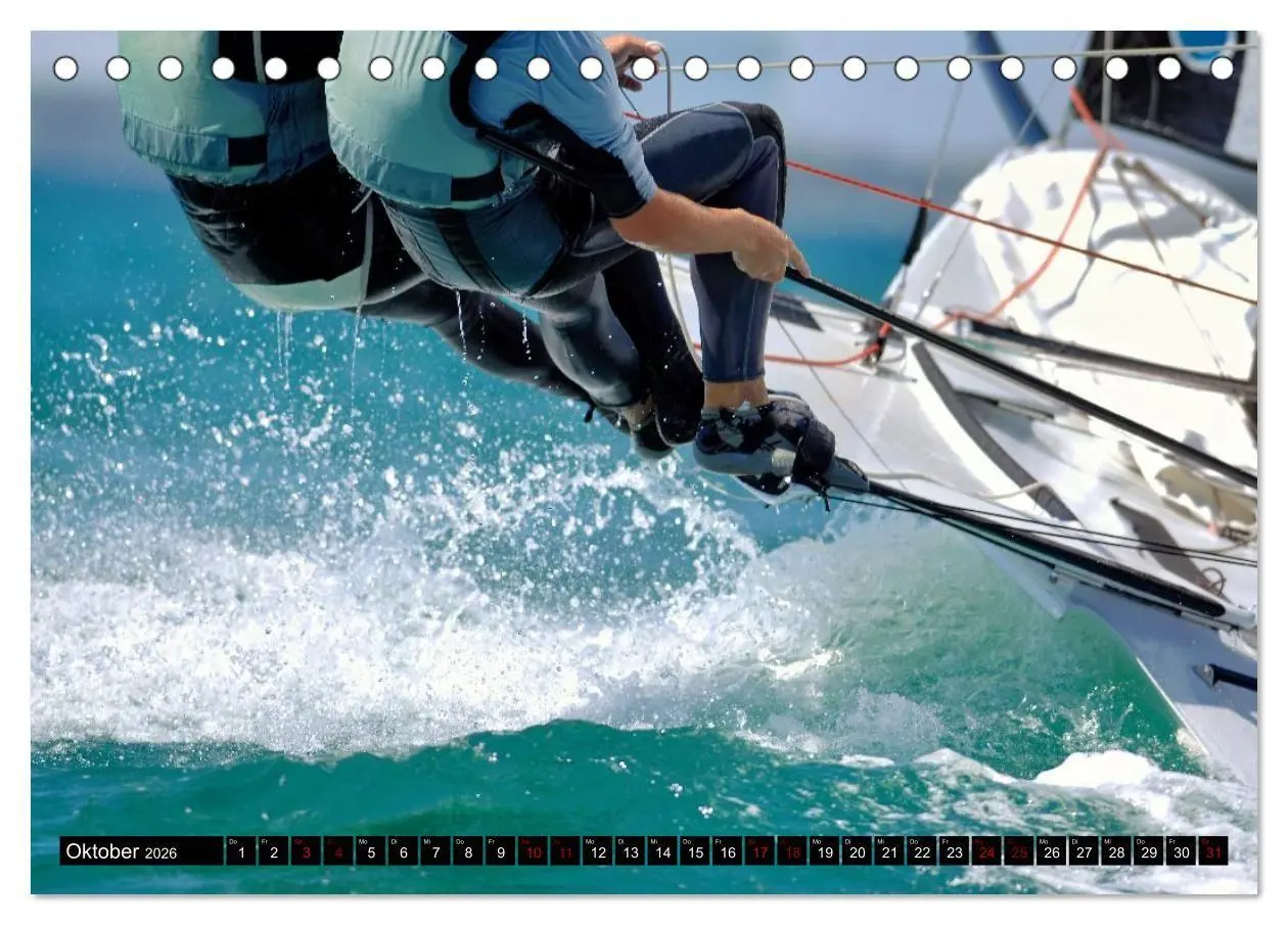 Bild: 9783516738889 | SEGELN - unterwegs mit dem Wind (Tischkalender 2026 DIN A5 quer),...