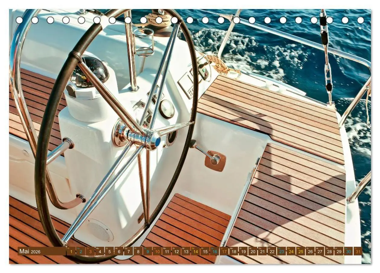 Bild: 9783516738889 | SEGELN - unterwegs mit dem Wind (Tischkalender 2026 DIN A5 quer),...