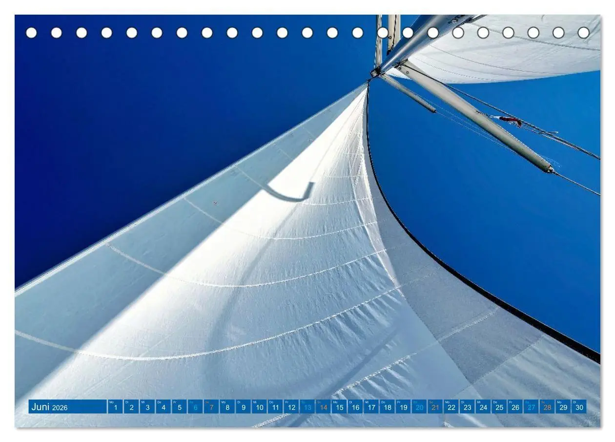 Bild: 9783516738889 | SEGELN - unterwegs mit dem Wind (Tischkalender 2026 DIN A5 quer),...