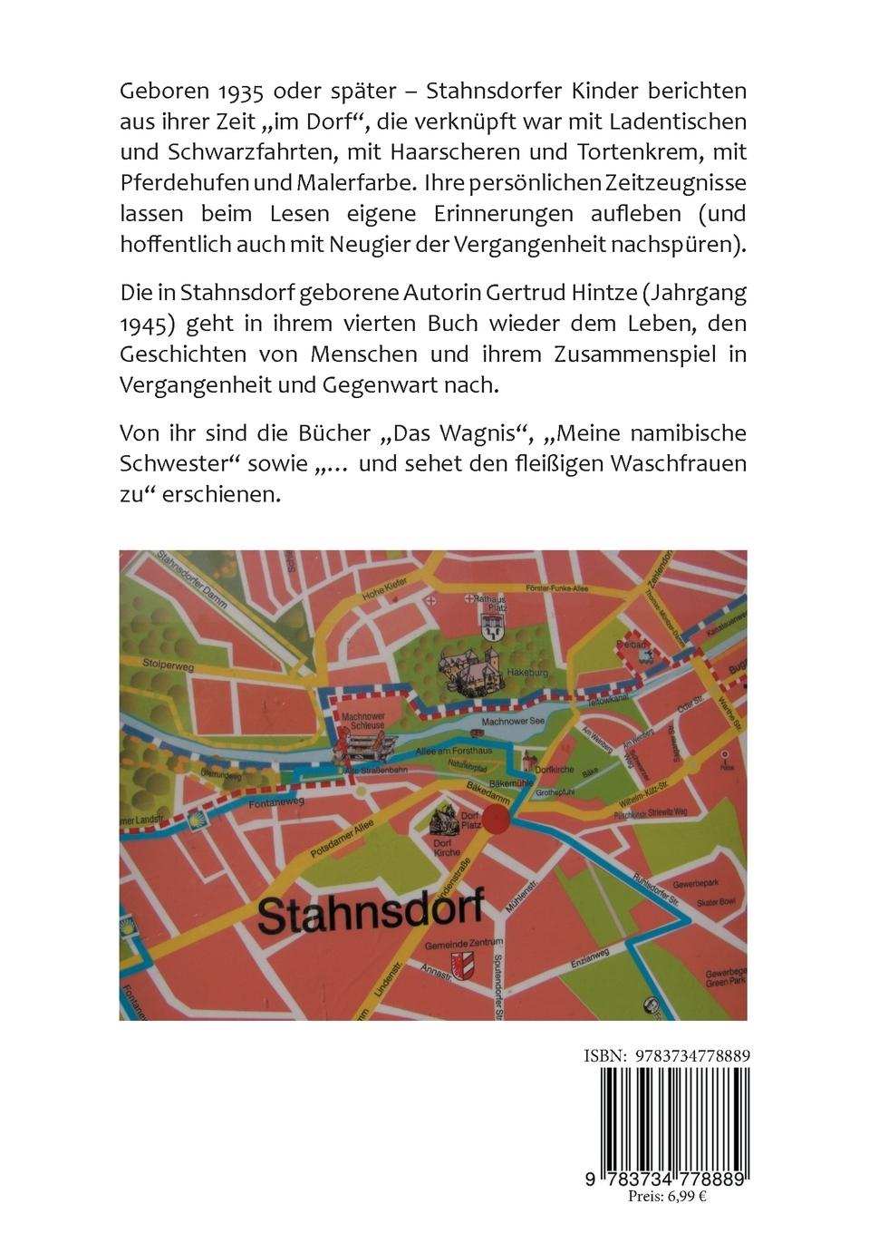 Rückseite: 9783734778889 | Unsere Eltern waren Unternehmer | Zeitzeugenberichte aus Stahnsdorf