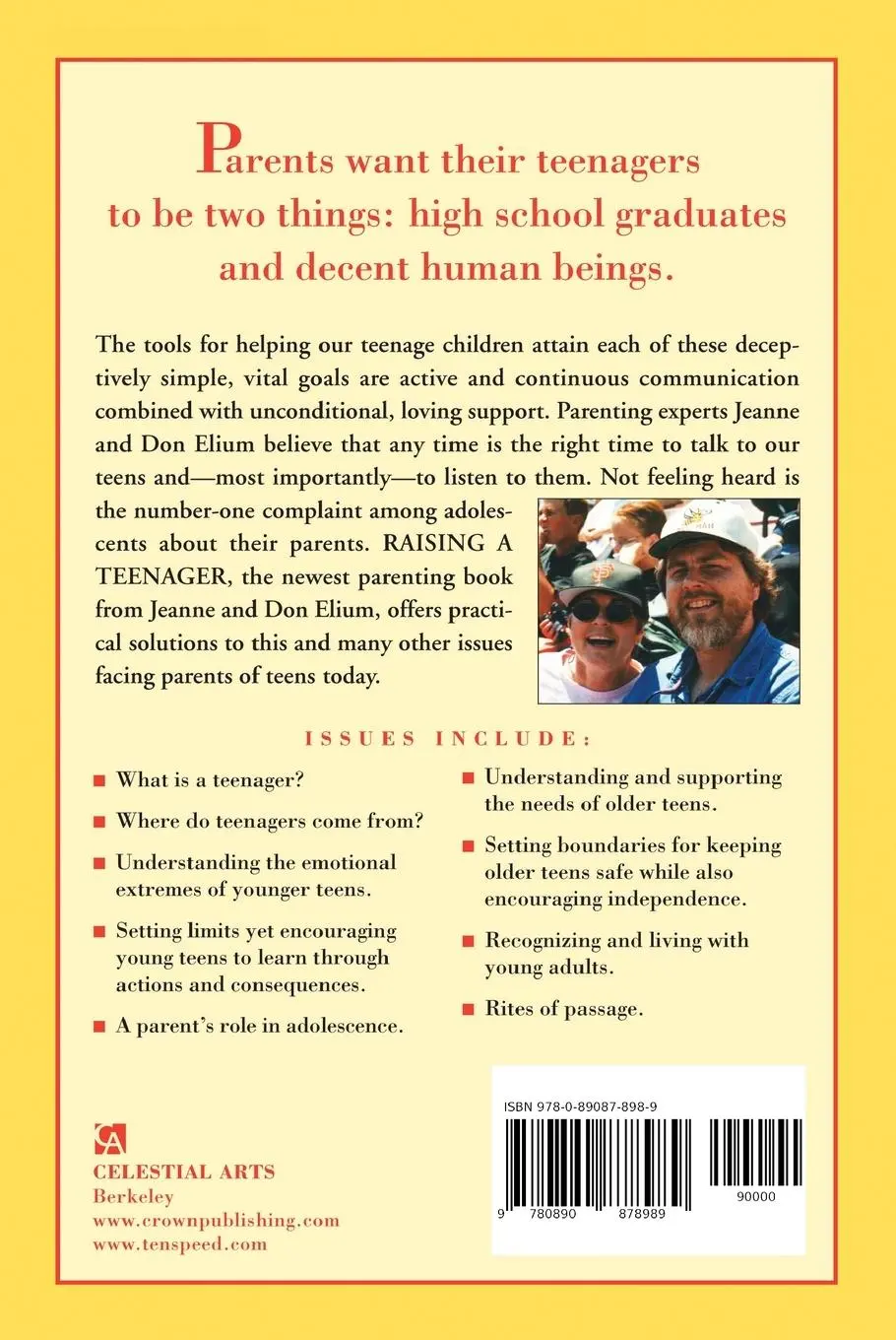 Rückseite: 9780890878989 | Raising a Teenager | Parents and the Nurturing of a Responsible Teen