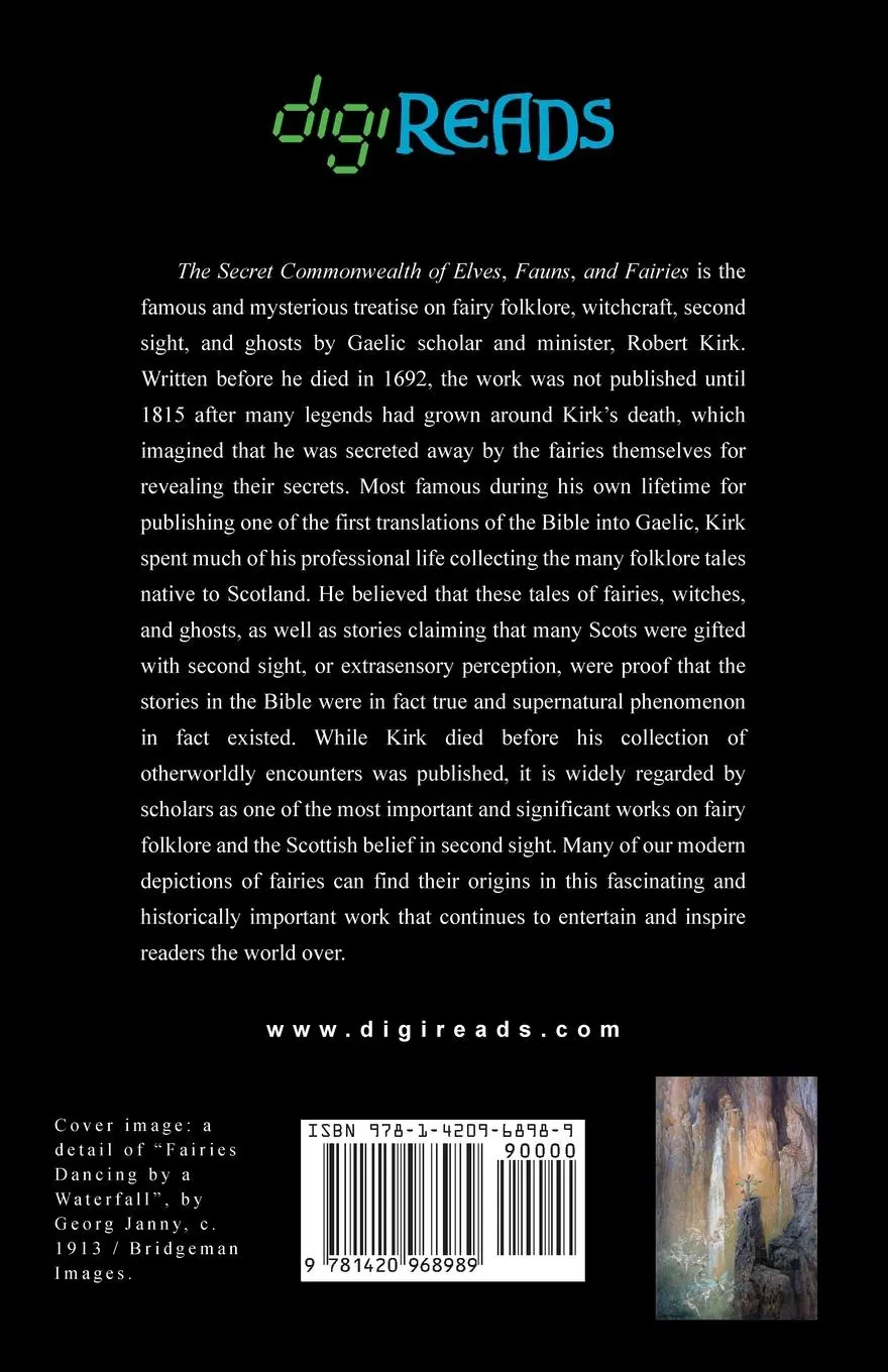 Rückseite: 9781420968989 | The Secret Commonwealth of Elves, Fauns, and Fairies | Robert Kirk