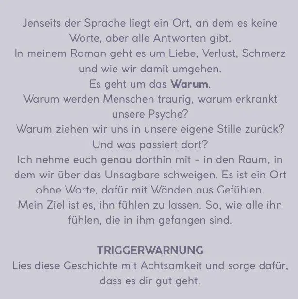 Autor: 9783384688989 | Aus Worten Brücken bauen | weil du mich nicht siehst | Rike Arnold