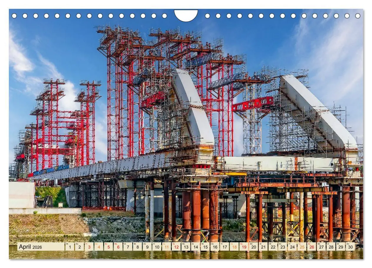 Bild: 9783457568989 | Gerüstbau (Wandkalender 2026 DIN A4 quer), CALVENDO Monatskalender