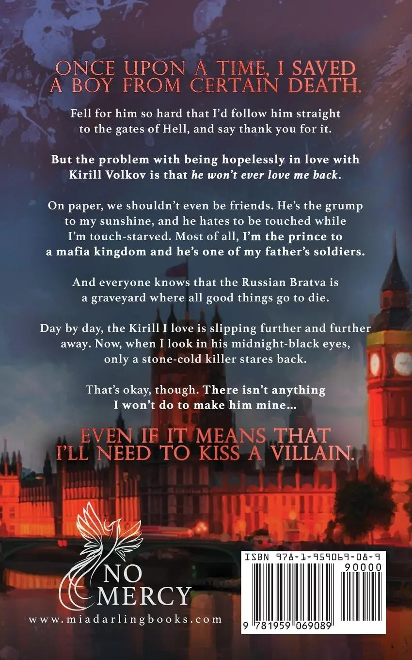 Rückseite: 9781959069089 | Kiss A Villain | A Dark MM Mafia Romance | Mia Darling | Taschenbuch