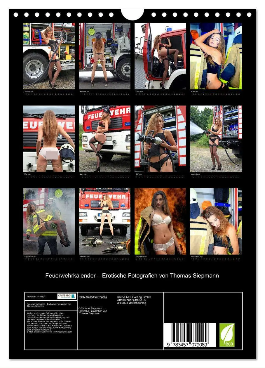 Bild: 9783457079089 | Feuerwehrkalender - Erotische Fotografien von Thomas Siepmann...