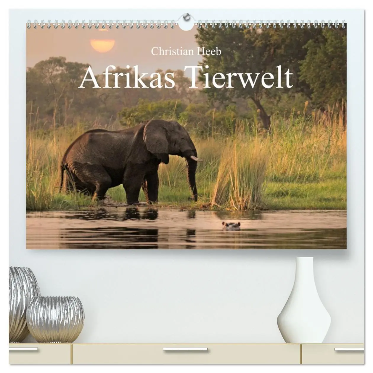 Cover: 9783516239089 | Afrikas Tierwelt Christian Heeb (hochwertiger Premium Wandkalender...