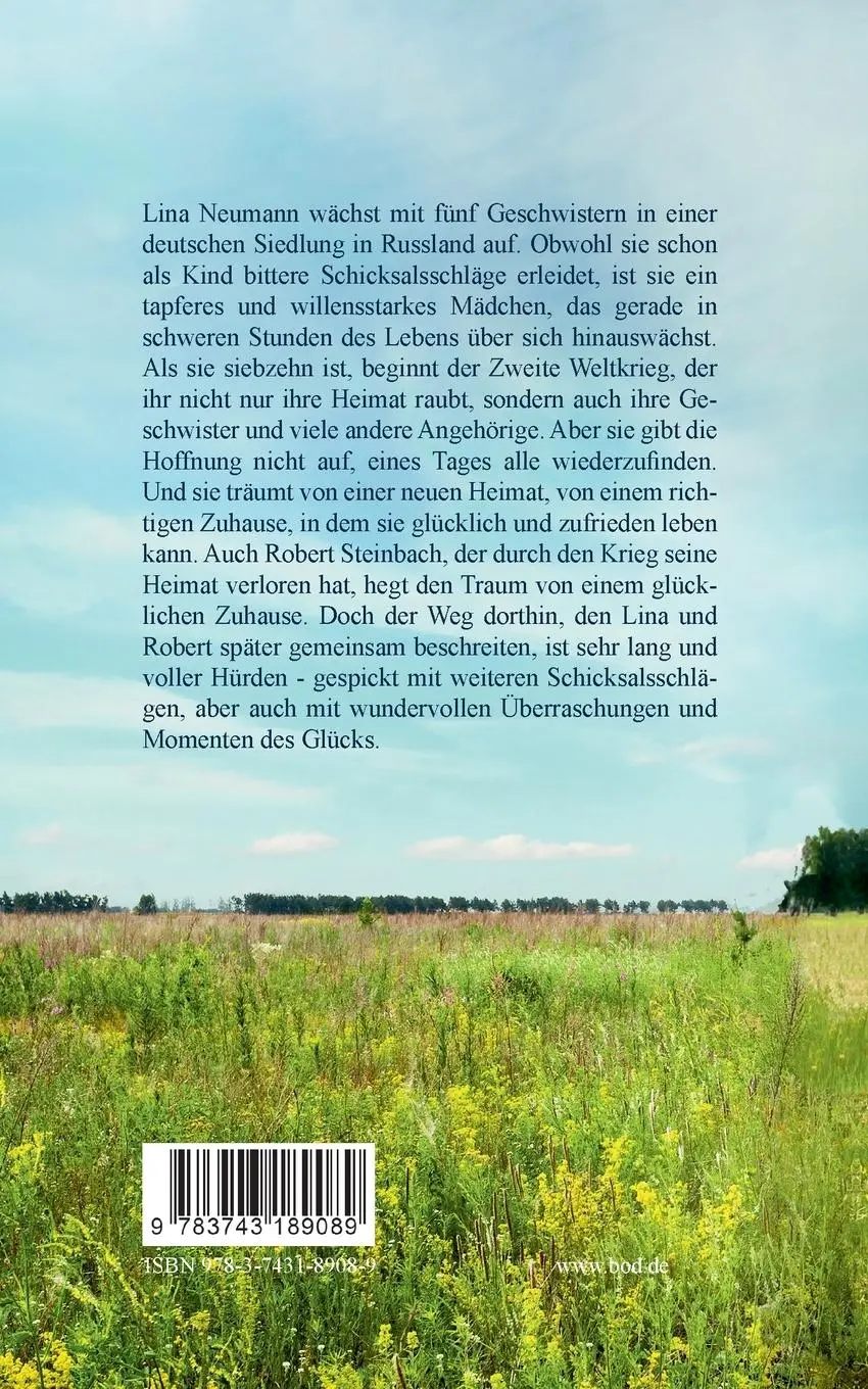 Rückseite: 9783743189089 | Der hellblaue Himmel | Lilija Plate | Taschenbuch | 532 S. | Deutsch