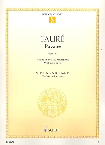 Cover: 9790001179089 | Pavane op. 50 | Gabriel Fauré | Buch | Deutsch | 2011 | Schott Music