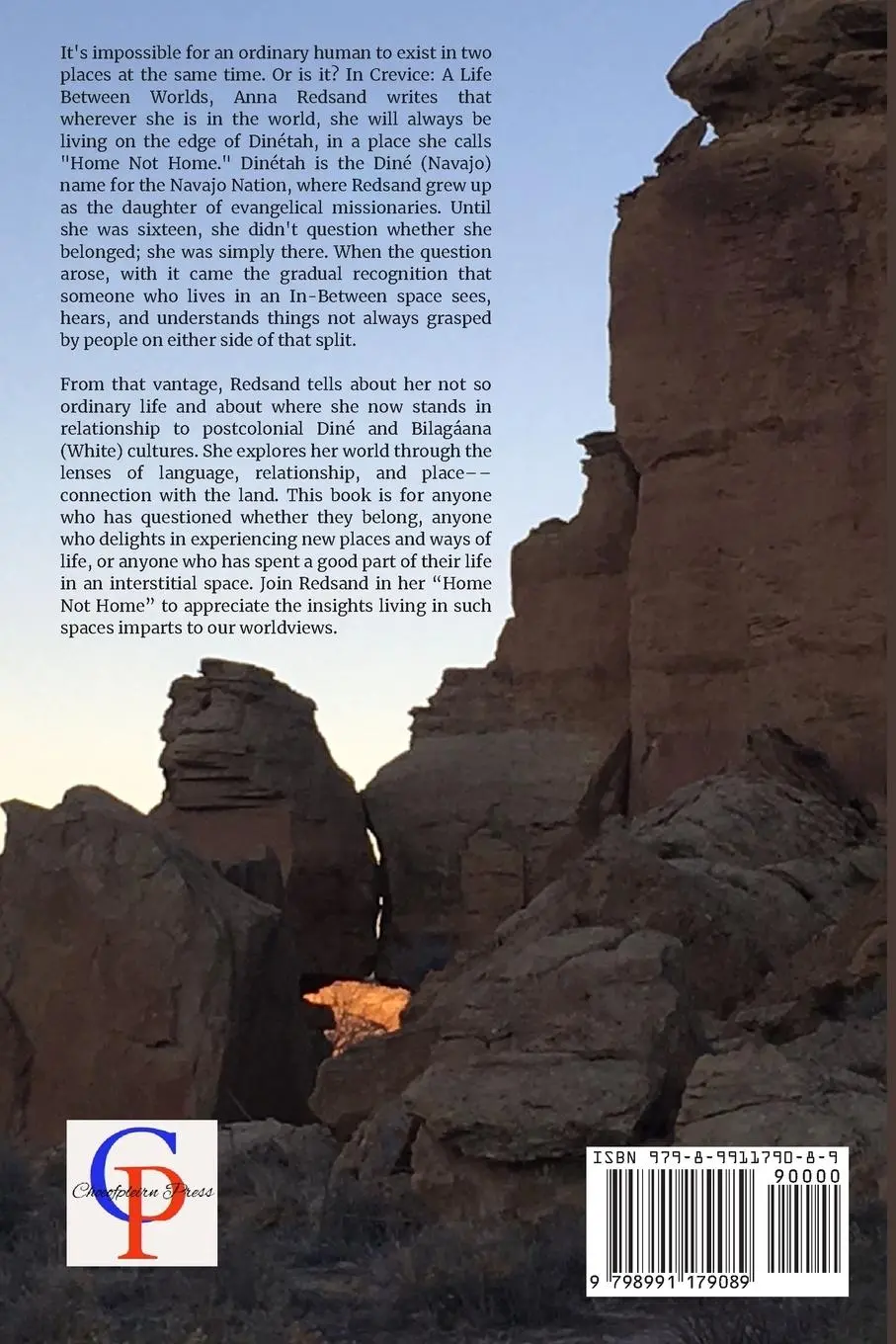 Rückseite: 9798991179089 | Crevice | A Life Between Worlds | Anna Redsand | Taschenbuch | 2025