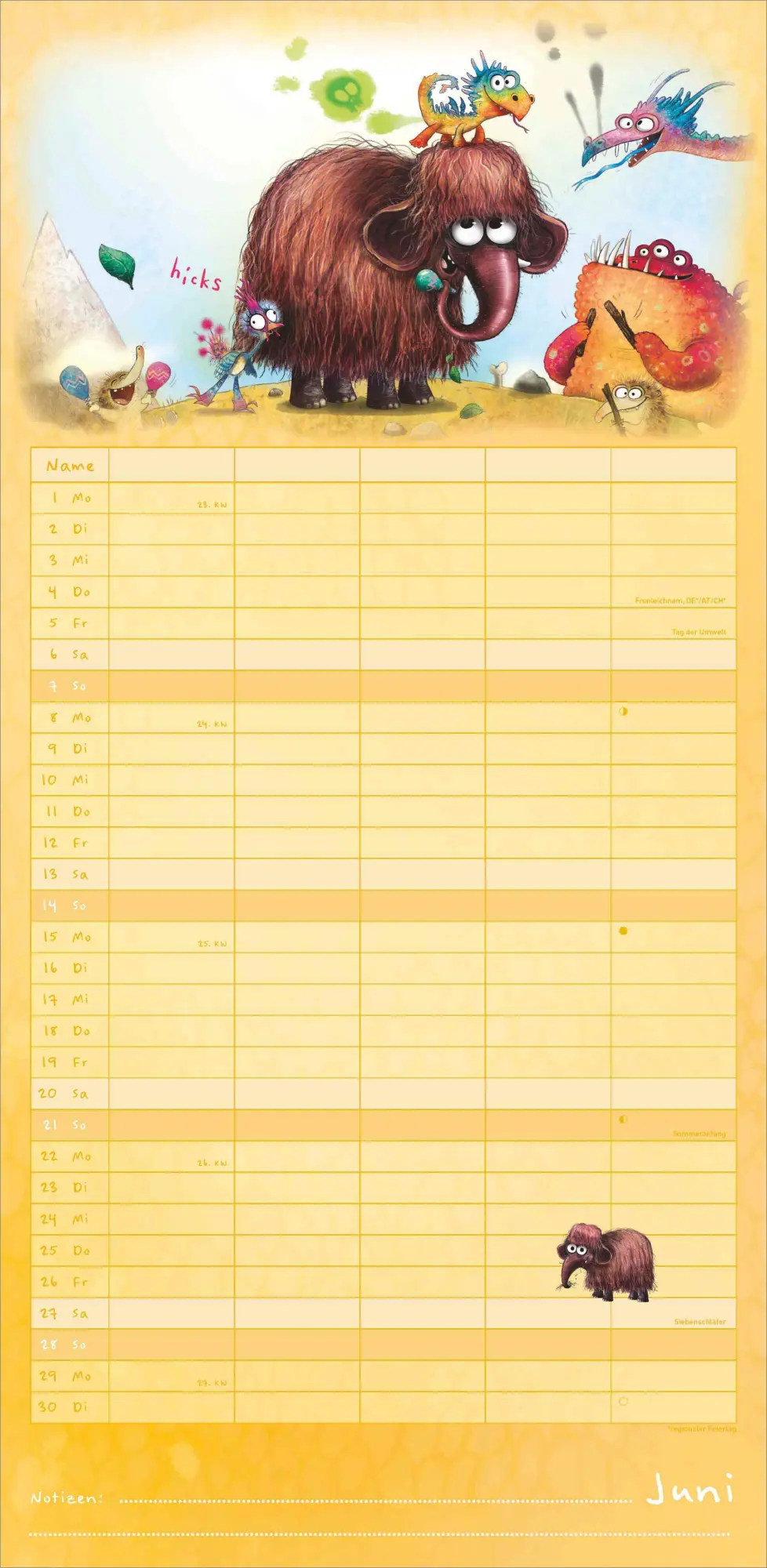 Bild: 4069095009189 | Furzipups der Knatterdrache - Familienplaner mit 5 Spalten | Kalender Bild: 4069095009189 | Furzipups der Knatterdrache - Familienplaner mit 5 Spalten | Kalender