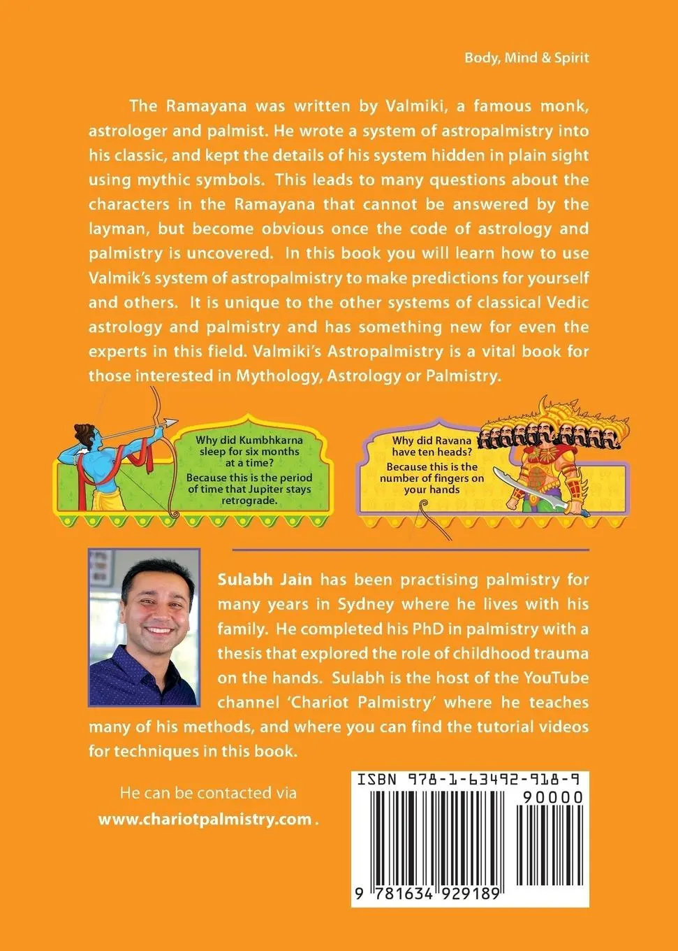 Rückseite: 9781634929189 | Valmiki's Astropalmistry | Sulabh Jain | Taschenbuch | Englisch | 2018