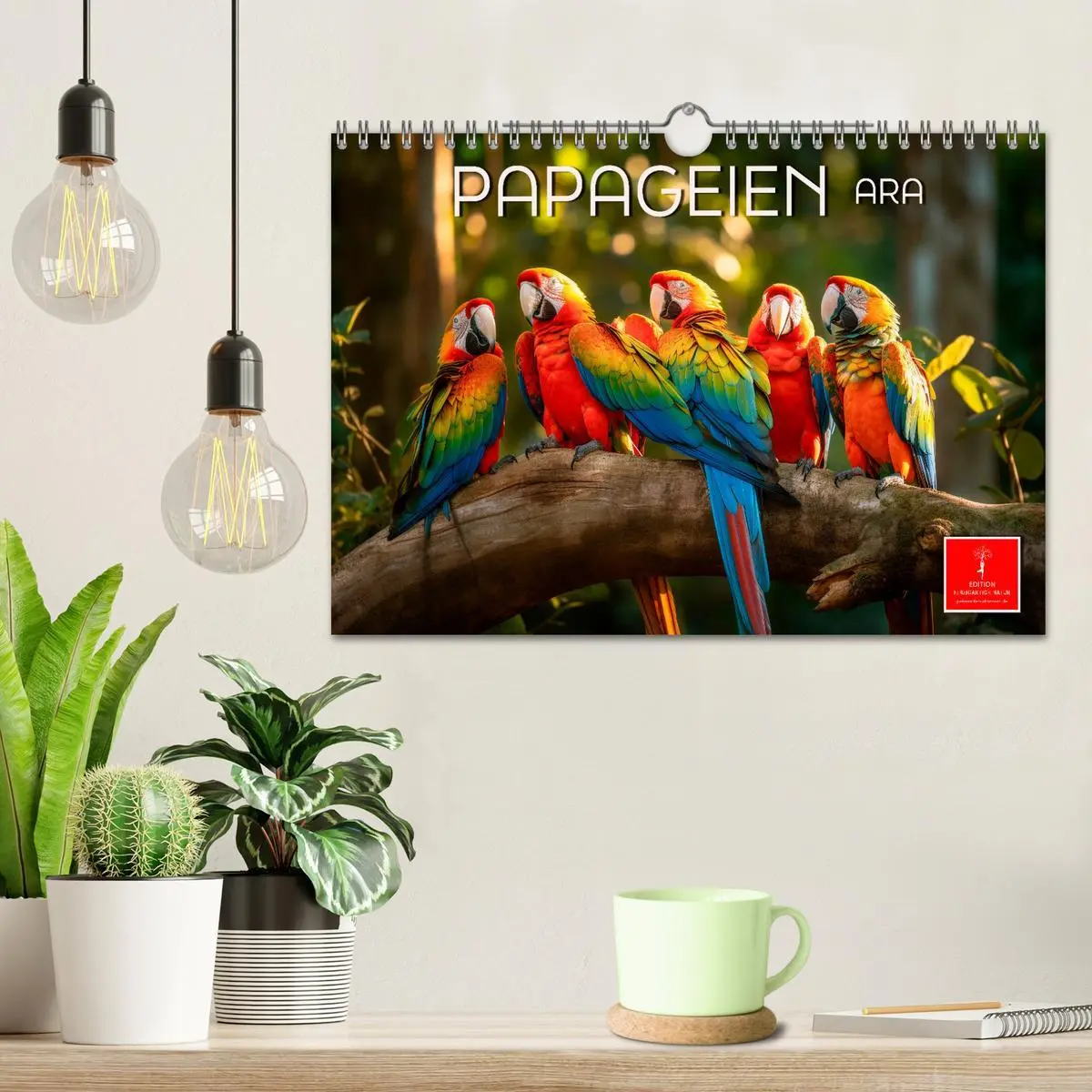 Bild: 9783457379189 | Papageien - Ara (Wandkalender 2026 DIN A4 quer), CALVENDO...