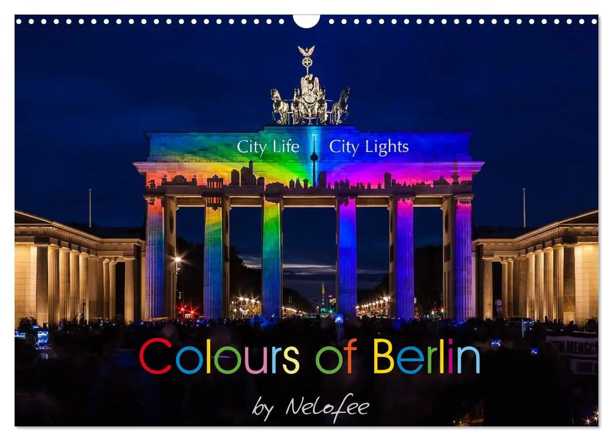 Cover: 9783516089189 | Colours of Berlin (Wandkalender 2026 DIN A3 quer), CALVENDO...