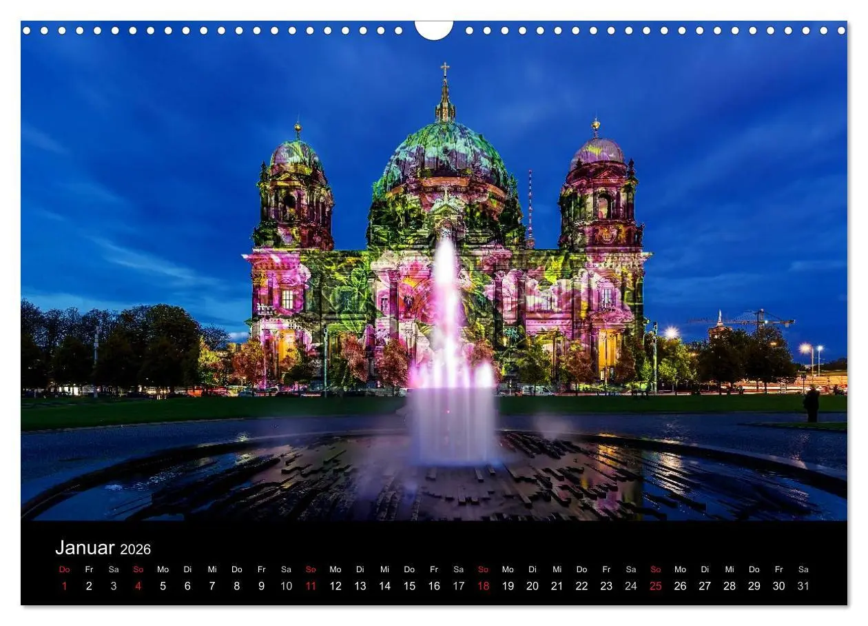 Bild: 9783516089189 | Colours of Berlin (Wandkalender 2026 DIN A3 quer), CALVENDO...