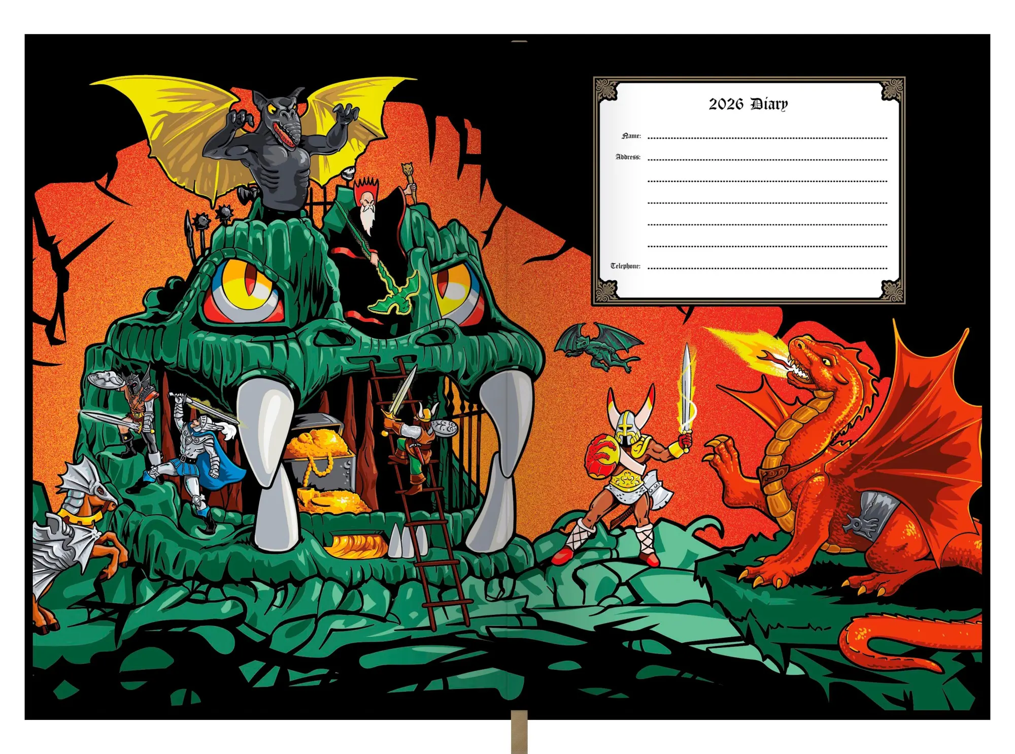 Bild: 5063457029289 | DUNGEONS &amp; DRAGONS - Buchkalender im Format 14,8 x 21 | Kalender