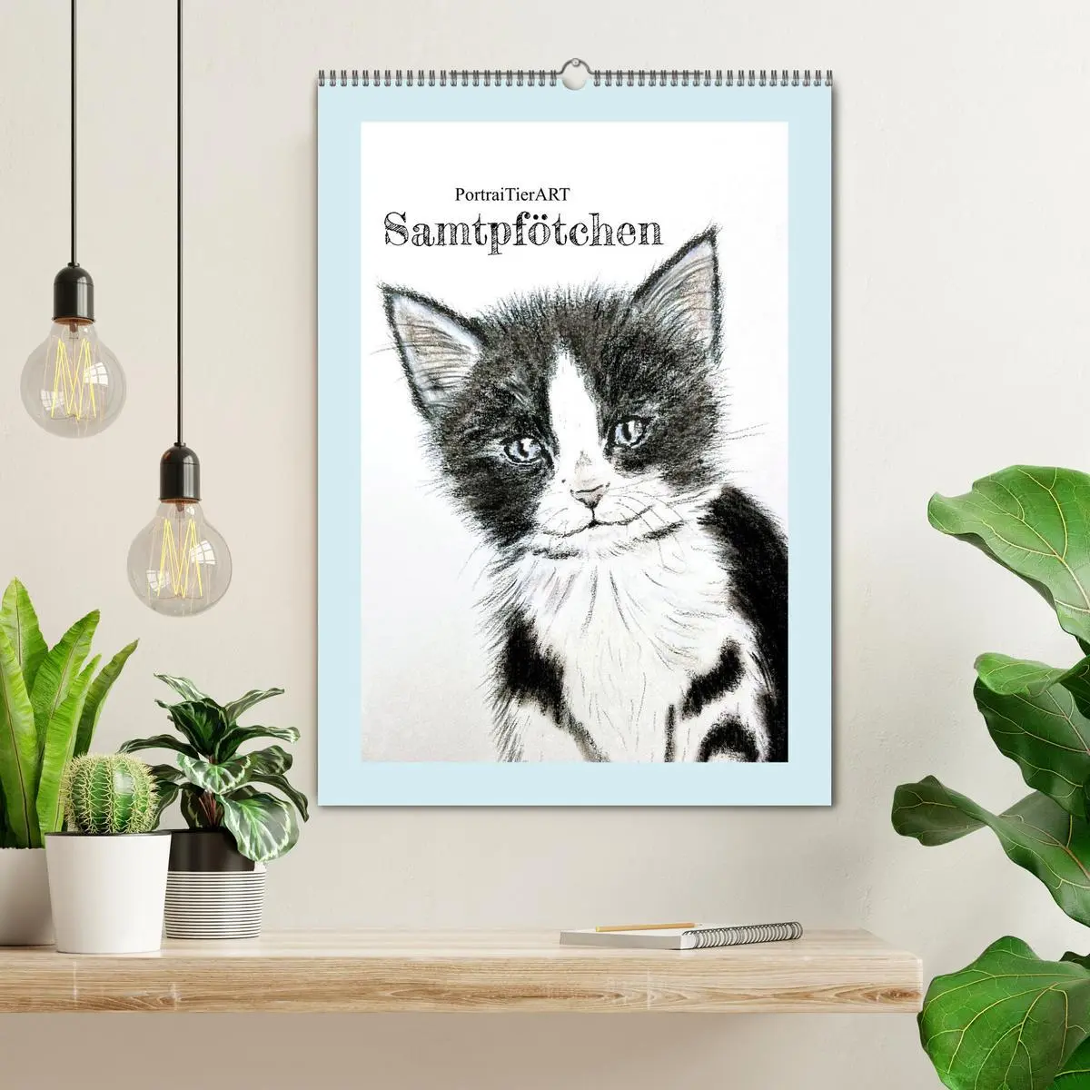 Bild: 9783435899289 | PortraiTierART Samtpfötchen (Wandkalender 2025 DIN A2 hoch),...