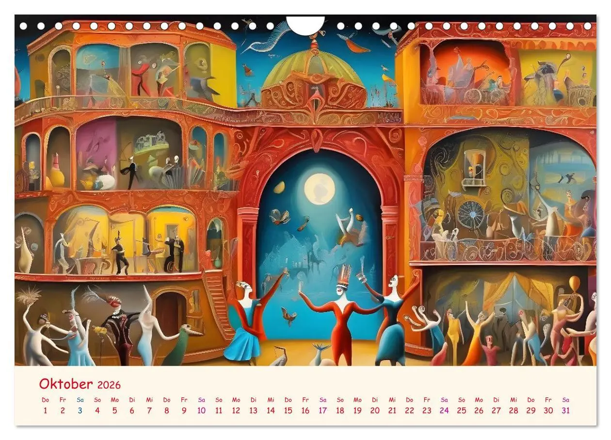 Bild: 9783457299289 | Absurdes Theater - In surrealen Traumwelten versinken (Wandkalender...