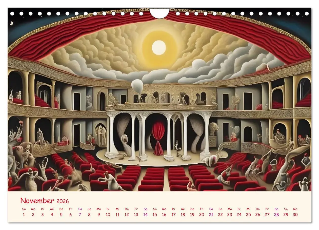 Bild: 9783457299289 | Absurdes Theater - In surrealen Traumwelten versinken (Wandkalender...
