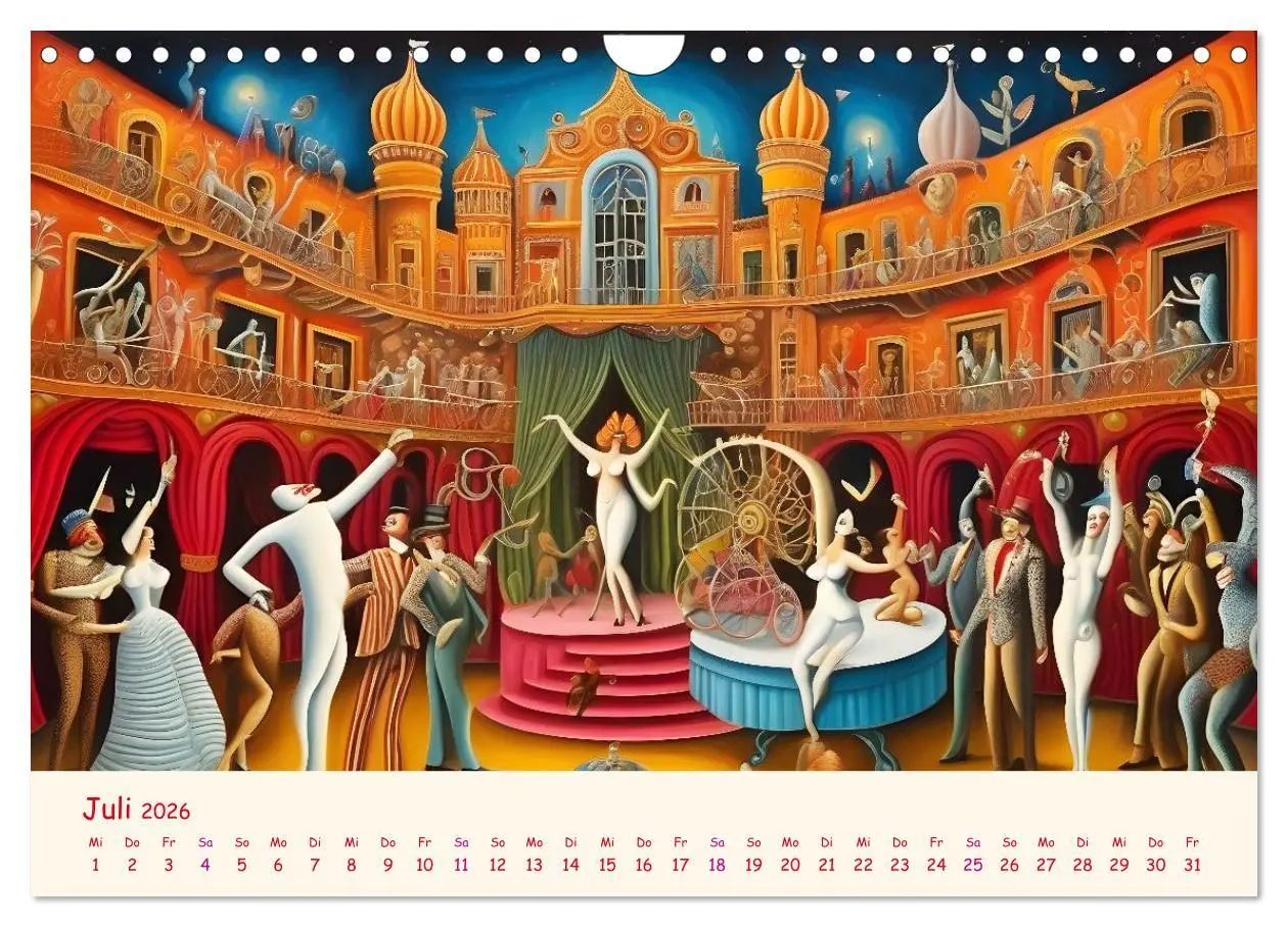 Bild: 9783457299289 | Absurdes Theater - In surrealen Traumwelten versinken (Wandkalender...