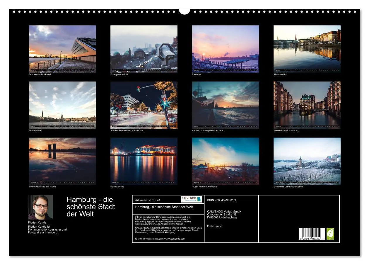 Bild: 9783457989289 | Hamburg - die schönste Stadt der Welt (Wandkalender 2026 DIN A2...
