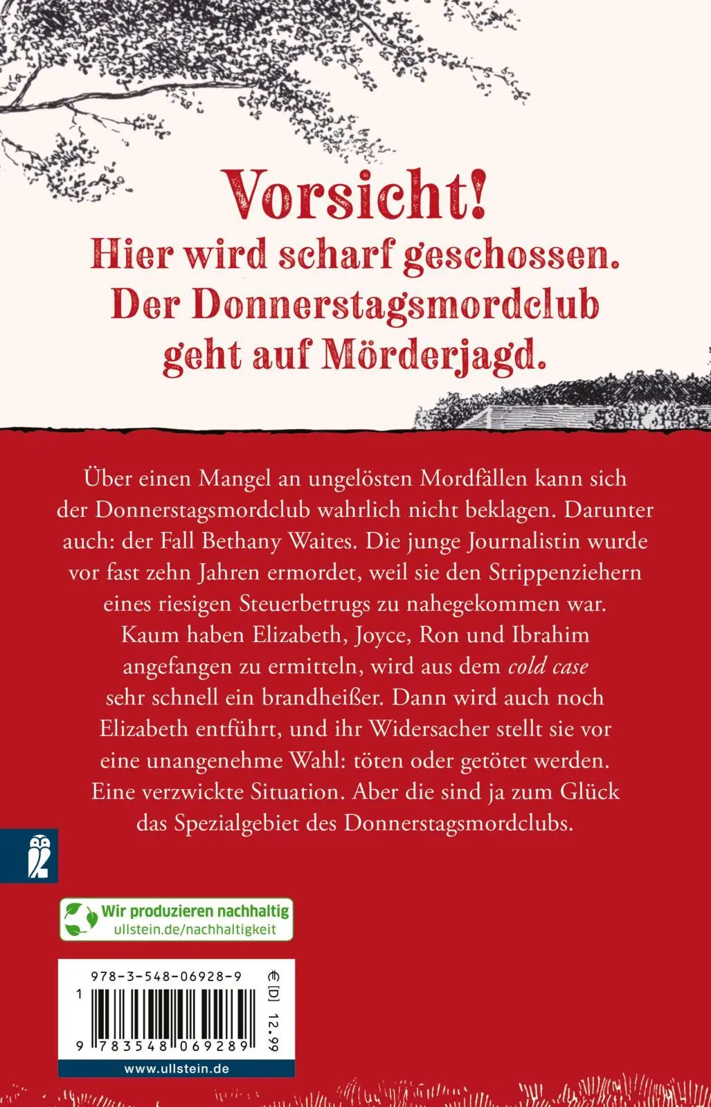 Rückseite: 9783548069289 | Der Donnerstagsmordclub und die verirrte Kugel | Richard Osman | Buch