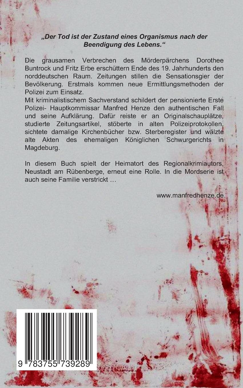 Rückseite: 9783755739289 | Die Mädchenschlächter | Schaurige Morde an "Dienstmädchen in Stellung"