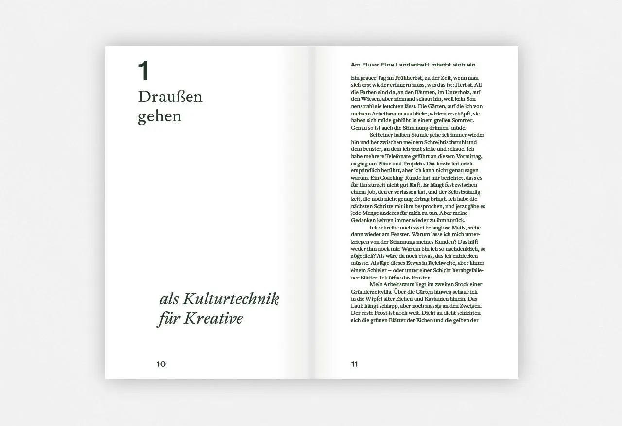 Bild: 9783874399289 | Draußen gehen | Inspiration und Gelassenheit im Dialog mit der Natur