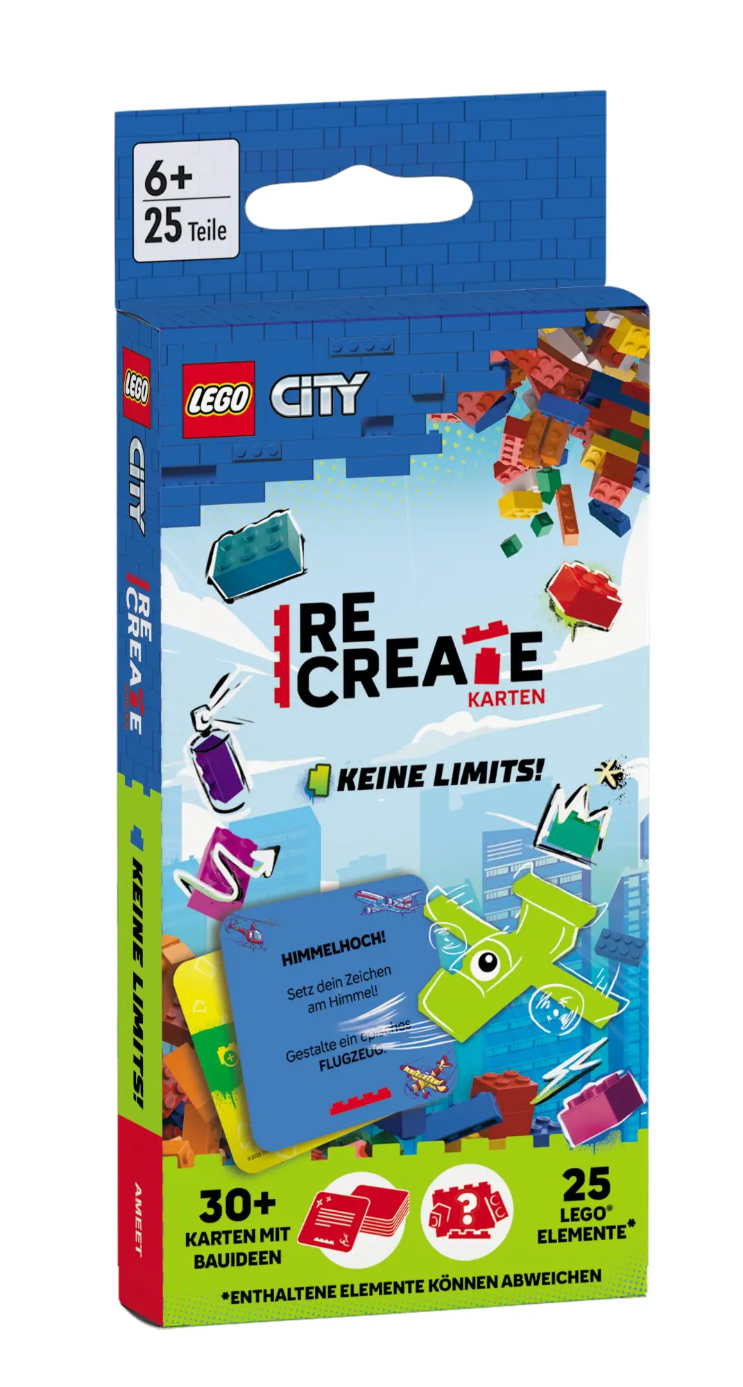 Cover: 9783960809289 | LEGO® City - ReCreate Karten - Keine Limits! | mit LEGO Elementen
