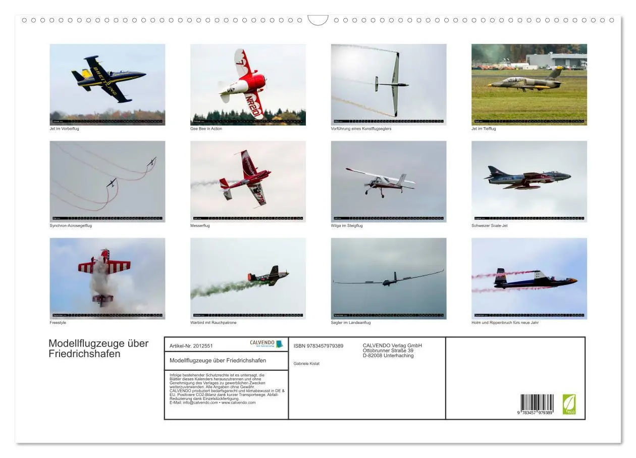 Bild: 9783457979389 | Modellflugzeuge über Friedrichshafen (Wandkalender 2026 DIN A2...