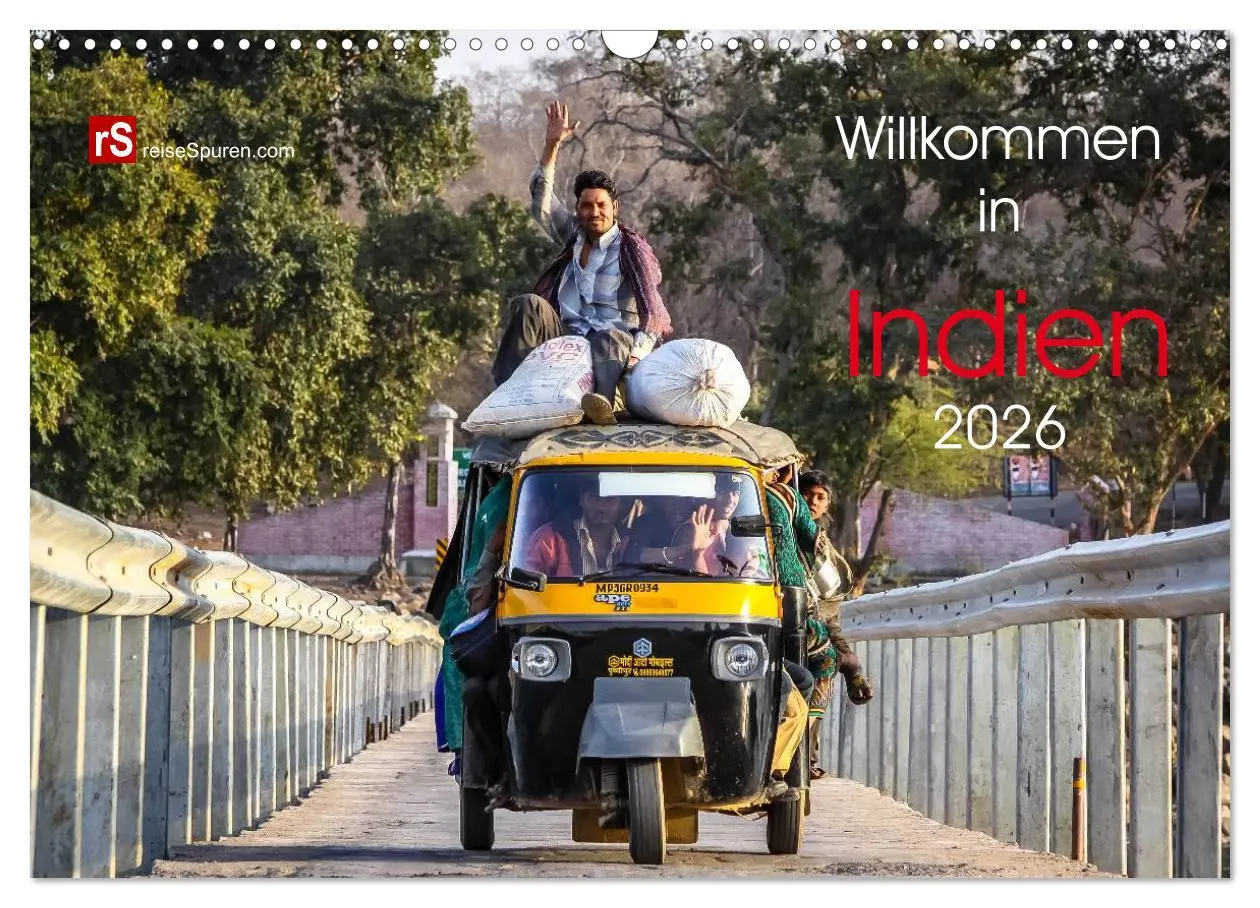Cover: 9783516069389 | Willkommen in Indien 2026 (Wandkalender 2026 DIN A3 quer), CALVENDO...