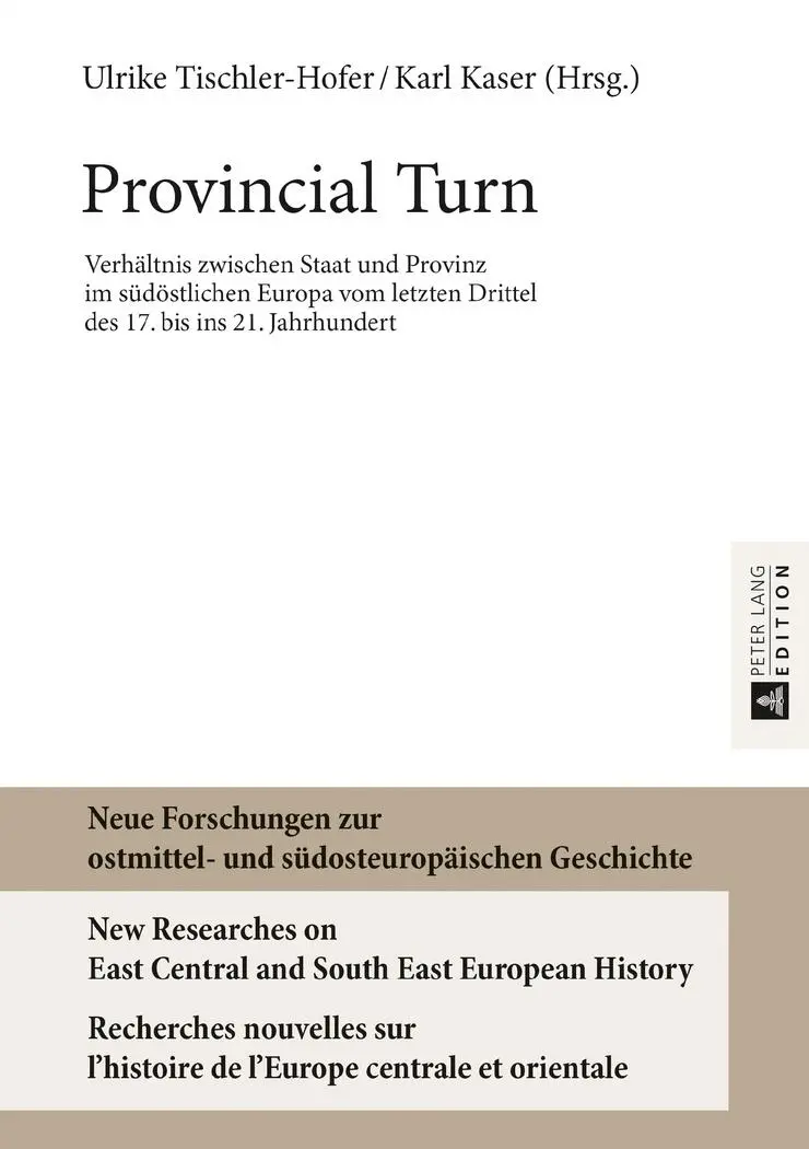 Cover: 9783631669389 | Provincial Turn | Karl Kaser (u. a.) | Buch | Gebunden | Deutsch