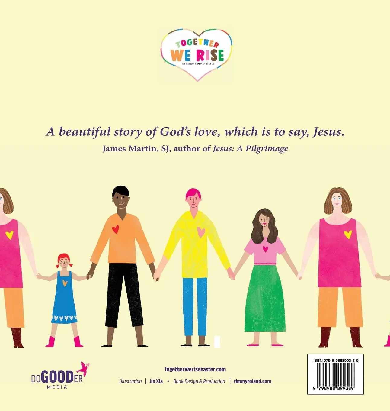 Rückseite: 9798988899389 | Together We Rise - An Easter Story for all of us | Paul B. Raushenbush