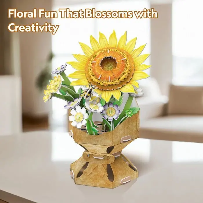 Bild: 7640409429489 | CUBICFUN - 3D Puzzle Blumentopf Sonnenblume 102 T | Spiel | 663303