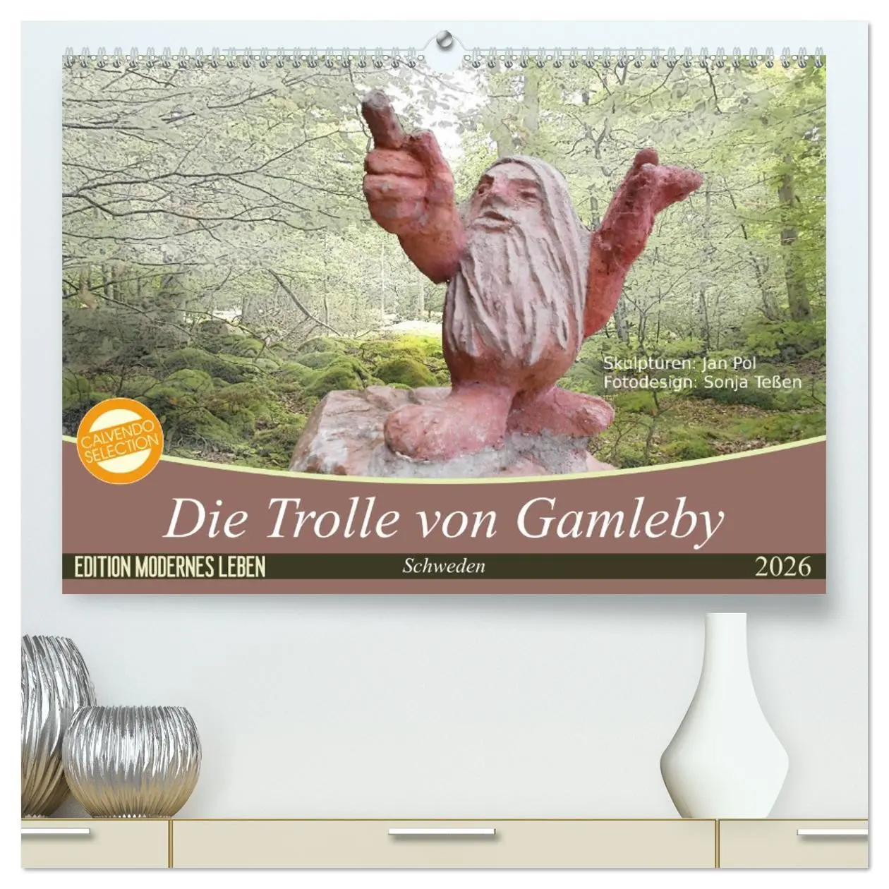 Cover: 9783516129489 | Die Trolle von Gamleby - Schweden - Skulpturen von Jan Pol...