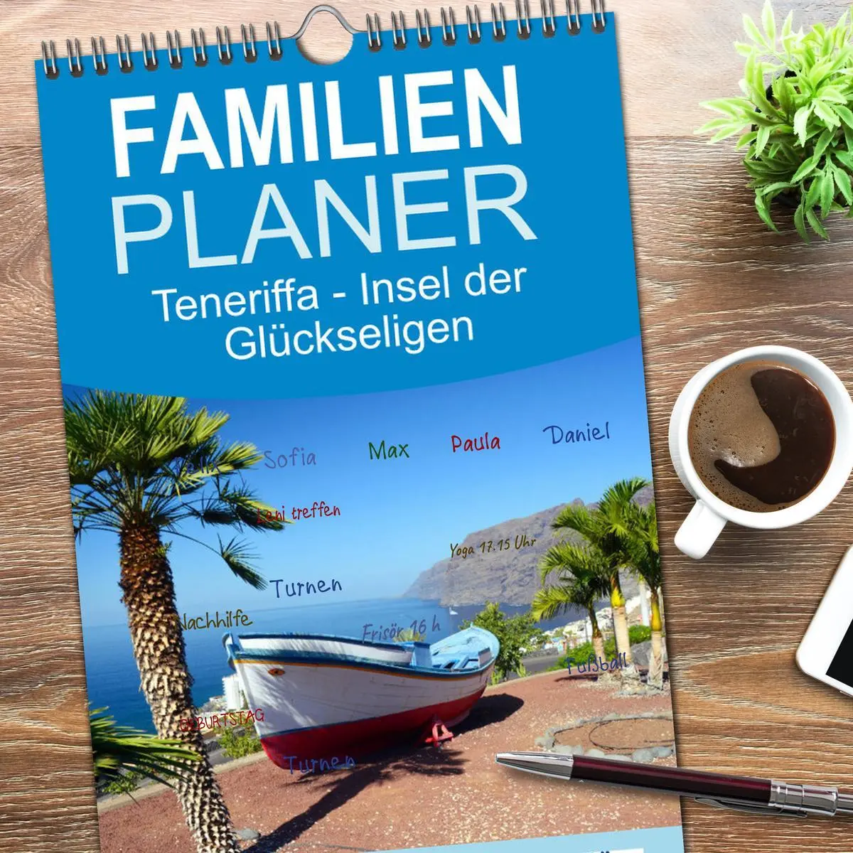Bild: 9783516509489 | Familienplaner 2026 - Teneriffa - Insel der Glückseligen mit 5...