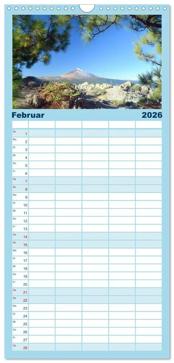 Bild: 9783516509489 | Familienplaner 2026 - Teneriffa - Insel der Glückseligen mit 5...