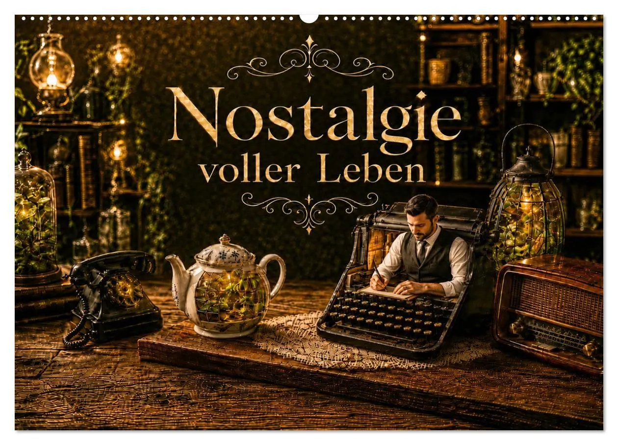 Cover: 9783594279489 | Nostalgie voller Leben (Wandkalender 2027 DIN A2 quer), CALVENDO...