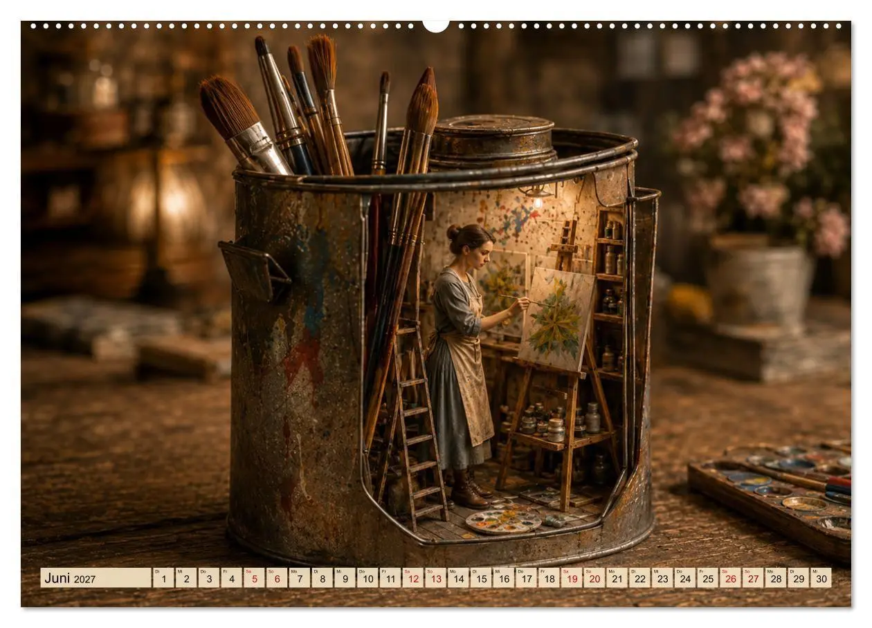 Bild: 9783594279489 | Nostalgie voller Leben (Wandkalender 2027 DIN A2 quer), CALVENDO...
