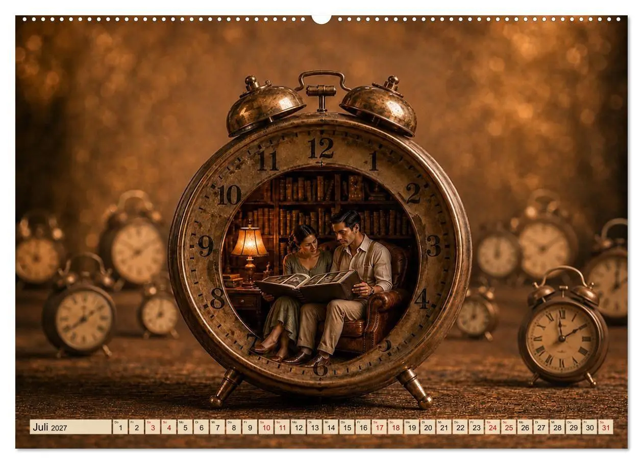 Bild: 9783594279489 | Nostalgie voller Leben (Wandkalender 2027 DIN A2 quer), CALVENDO...