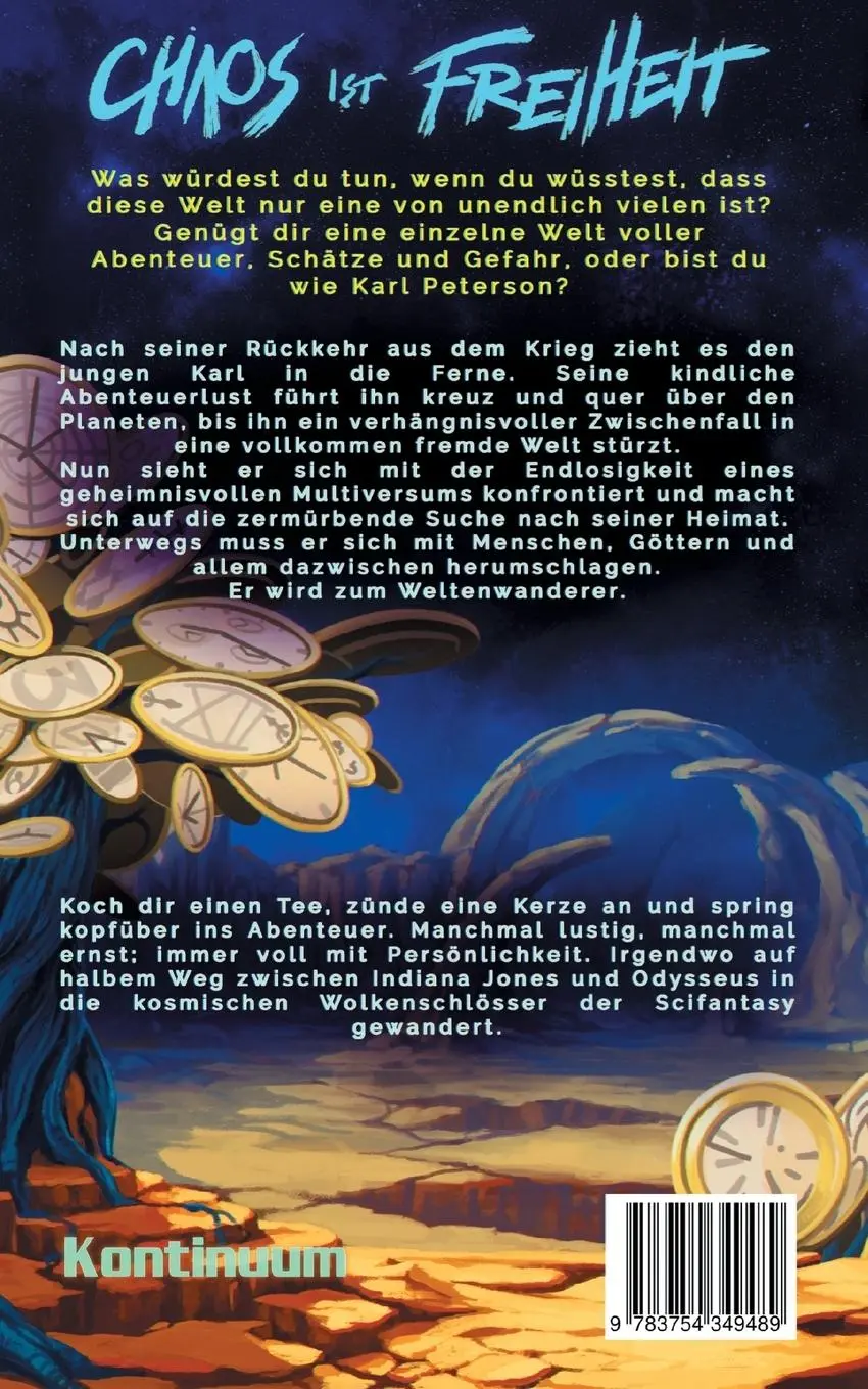 Rückseite: 9783754349489 | Weltenwanderer | Das Kontinuum | Louis Proll | Taschenbuch | Paperback