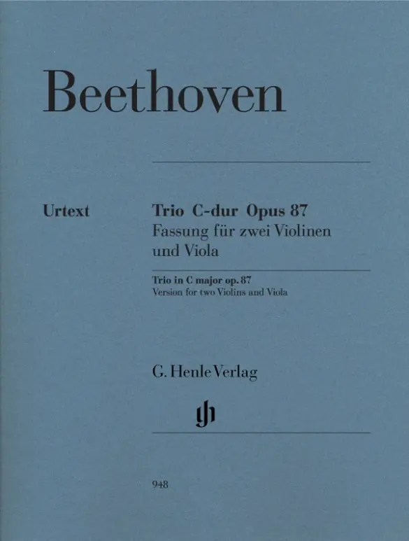 Cover: 9790201809489 | Ludwig van Beethoven - Trio C-dur op. 87 | Egon Voss (u. a.) | Buch