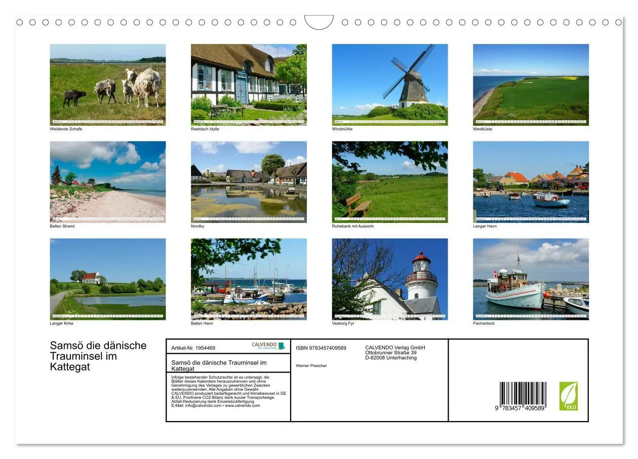 Bild: 9783457409589 | Samsö die dänische Trauminsel im Kattegat (Wandkalender 2026 DIN A3...