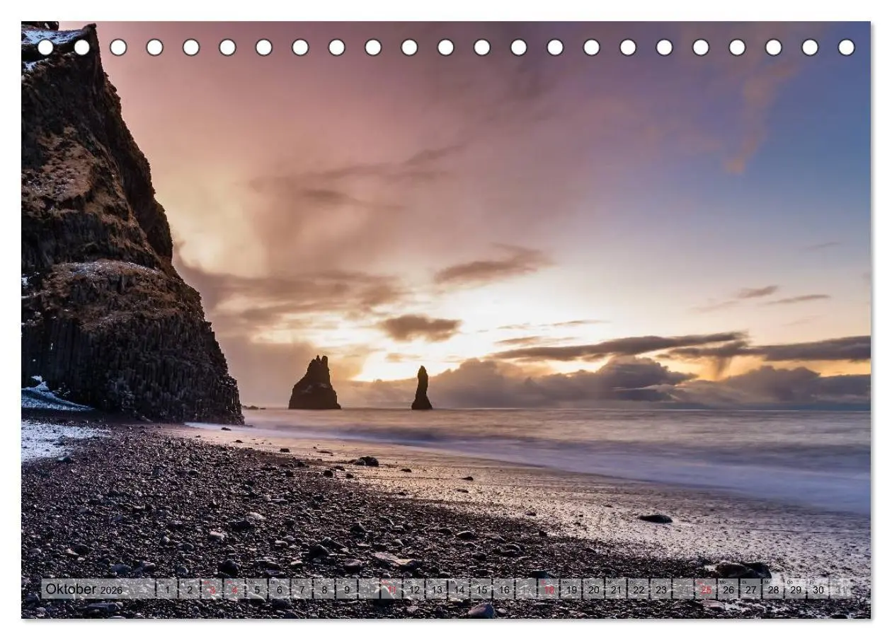Bild: 9783457959589 | Island im Winter (Tischkalender 2026 DIN A5 quer), CALVENDO...