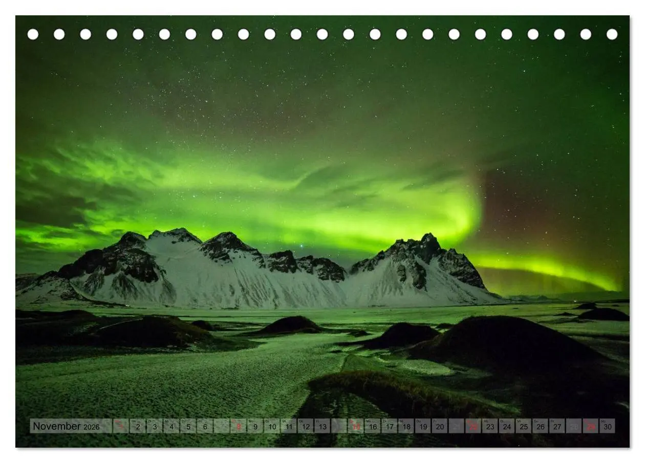 Bild: 9783457959589 | Island im Winter (Tischkalender 2026 DIN A5 quer), CALVENDO...
