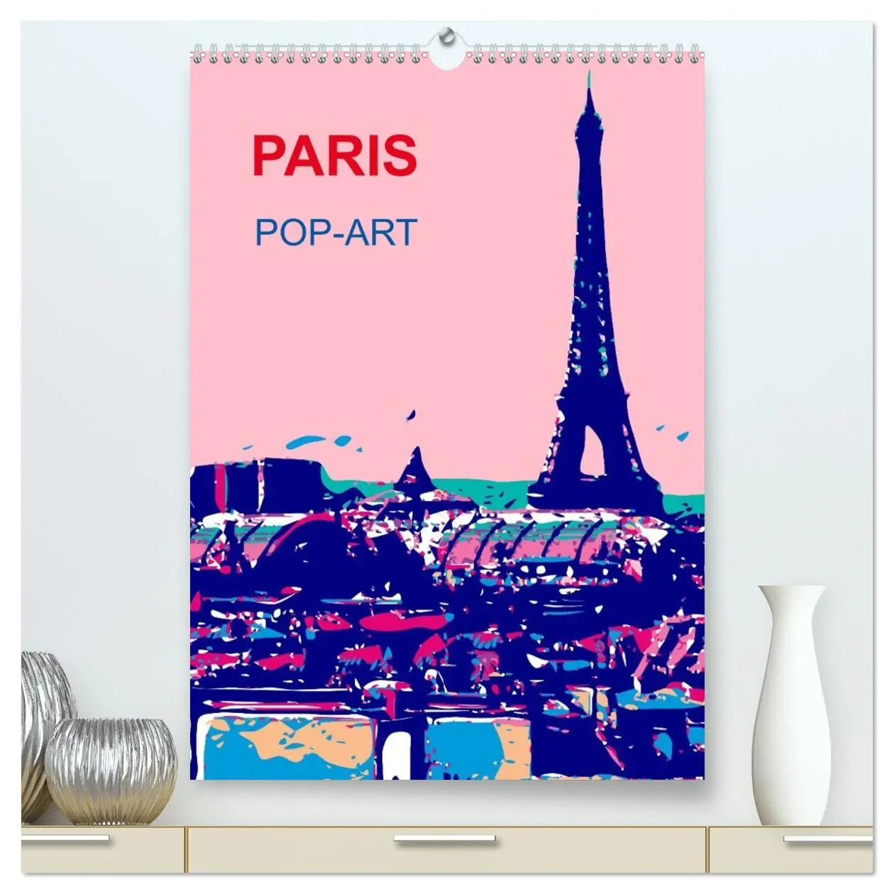 Cover: 9783516429589 | Paris pop-art (hochwertiger Premium Wandkalender 2026 DIN A2 hoch),...