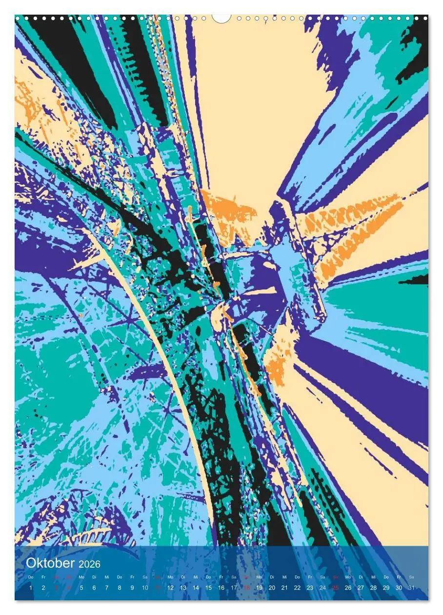 Bild: 9783516429589 | Paris pop-art (hochwertiger Premium Wandkalender 2026 DIN A2 hoch),...