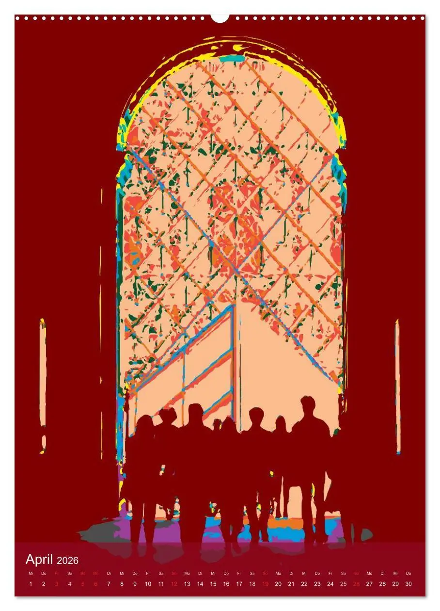 Bild: 9783516429589 | Paris pop-art (hochwertiger Premium Wandkalender 2026 DIN A2 hoch),...