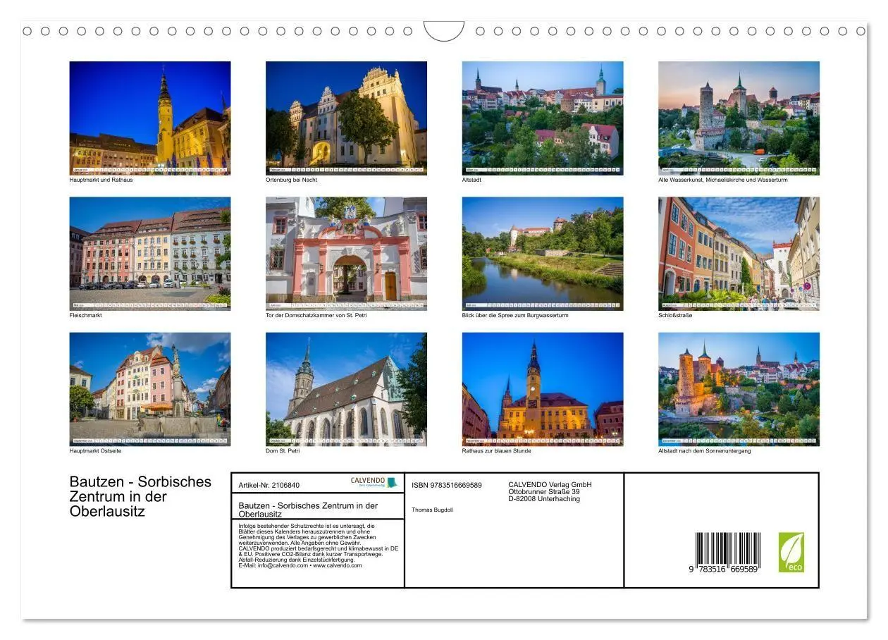 Bild: 9783516669589 | Bautzen - Sorbisches Zentrum in der Oberlausitz (Wandkalender 2026...