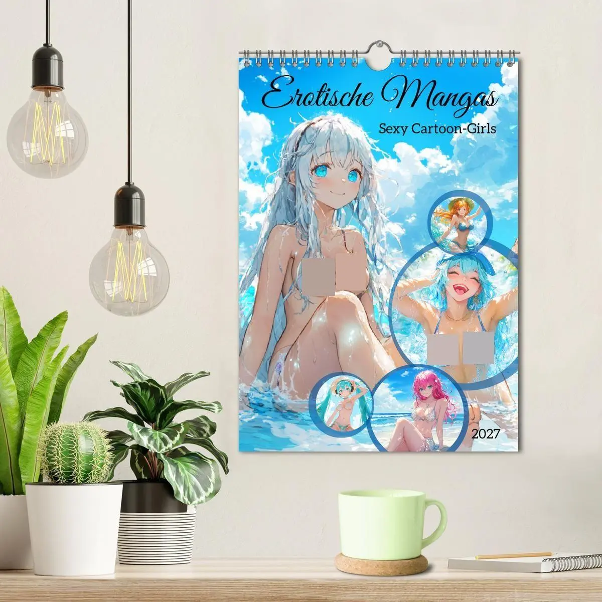 Bild: 9783516979589 | Erotische Mangas. Sexy Cartoon-Girls (Wandkalender 2027 DIN A4...